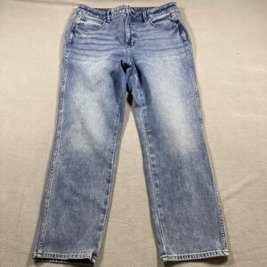 White House Black Market Jeans Womens 12 Blue Straight High Rise